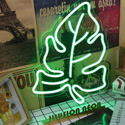 Green Leave Custom LED Neon Sign