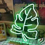 Green Leave Custom LED Neon Sign