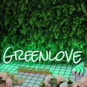 Green Love Neon Sign