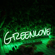 Green Love Neon Sign