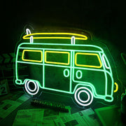 Green Van Neon Sign