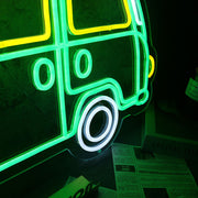 Green Van Neon Sign