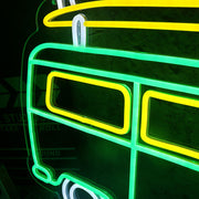 Green Van Neon Sign