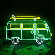 Green Van Neon Sign