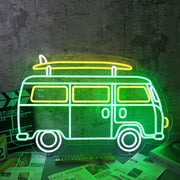 Green Van Neon Sign