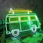 Green Van Neon Sign