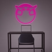 Grogu Silhouette LED Neon Sign