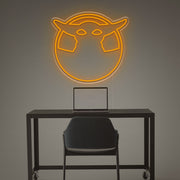 Grogu Silhouette LED Neon Sign