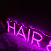 Hair And Perm Pink Neon Sign