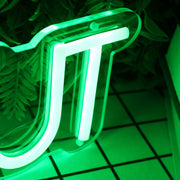 Hair Me Out Green Neon Sign