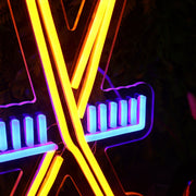 Hair Scissors Neon Sign