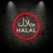 Halal Neon Sign