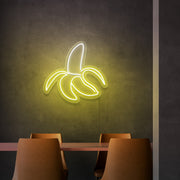 Half Peeled Banana Neon Sign