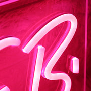 Halleb Red Neon Sign