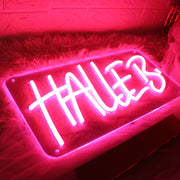 Halleb Red Neon Sign