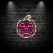 Halloween Pumpkin Neon Sign