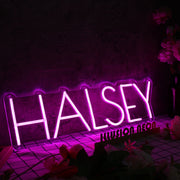 Halsey Pink Neon Sign