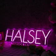 Halsey Pink Neon Sign