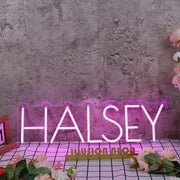 Halsey Pink Neon Sign