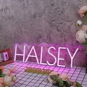 Halsey Pink Neon Sign