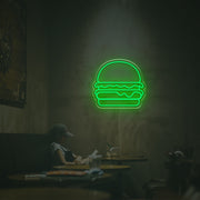 Hamburger For Restaurant LED Neon Sign