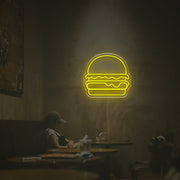 Hamburger For Restaurant LED Neon Sign