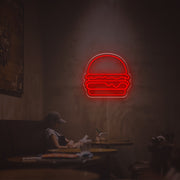 Hamburger For Restaurant LED Neon Sign