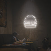 Hamburger For Restaurant LED Neon Sign