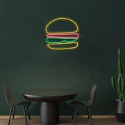 Hamburger Neon Sign