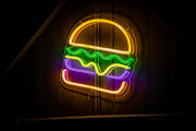 Hamburger Sign Neon Sign