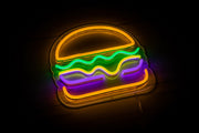 Hamburger Sign Neon Sign