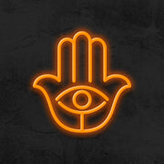 Hamsa Neon Sign