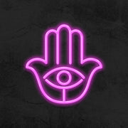 Hamsa Neon Sign