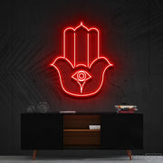 Hamsa Neon Sign