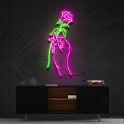 Hand Of Love Neon Sign