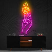 Hand Of Passion Neon Sign