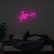 Hand Shoot Neon Sign