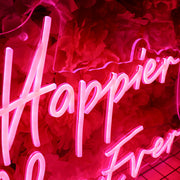 Happier Than Ever Neon Sign