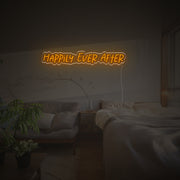 Happily Ever After LED Neon Sign