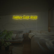 Happily Ever After LED Neon Sign