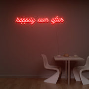 Happily Ever After Neon Sign Custom Neon Sign Lights Night Lamp Led Neon Sign Light For Home Party MG10122