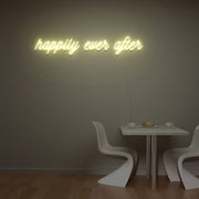 Happily Ever After Neon Sign Custom Neon Sign Lights Night Lamp Led Neon Sign Light For Home Party MG10122