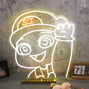 Happy Anime Boy Custom Neon Sign