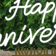 Happy Anniversary Custom Neon Sign