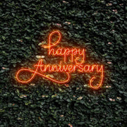 Happy Anniversary Neon Sign