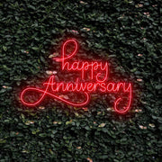 Happy Anniversary Neon Sign