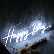 Happy Bday Neon Sign