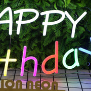 Happy Birthday Custom Neon Sign