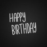 Happy Birthday Customizable Neon Sign