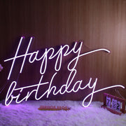 Happy Birthday Neon LED Sign